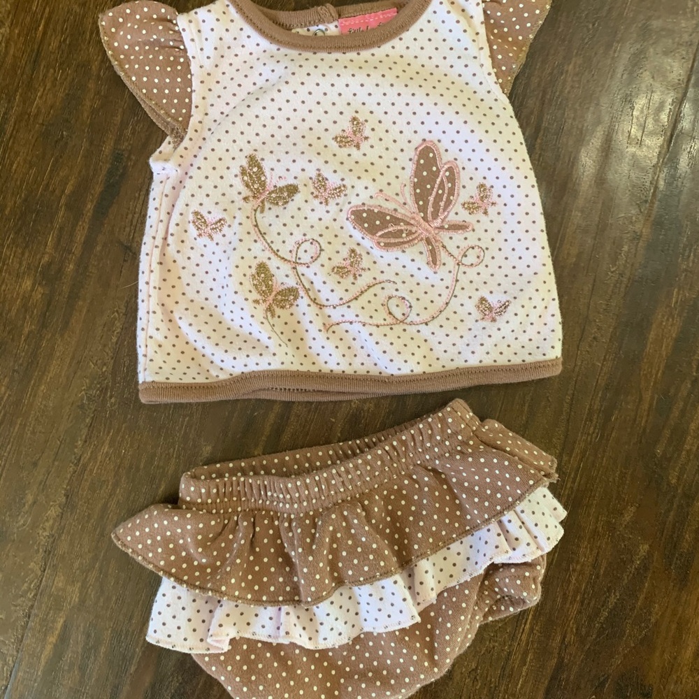 Bloomer/Top Baby Outfit